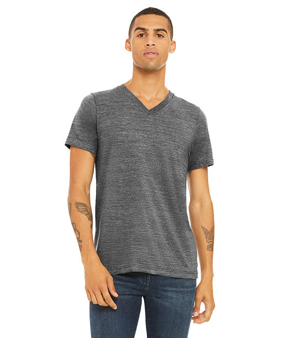 Unisex Textured V-Neck T-Shirts | Bella + Canvas 3655C | Buy Wholesale ...