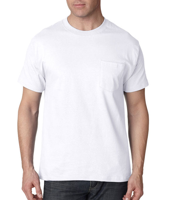 Short Sleeve Pocket | Hanes 5190 Beefy | Get Prices JonesTshirts