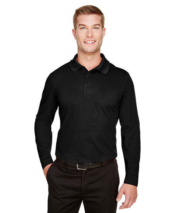 men's 100 polyester long sleeve dress shirts Men's Stretch Dress Shirt Long Sleeve Button Down Collar Business Casual Office Wear