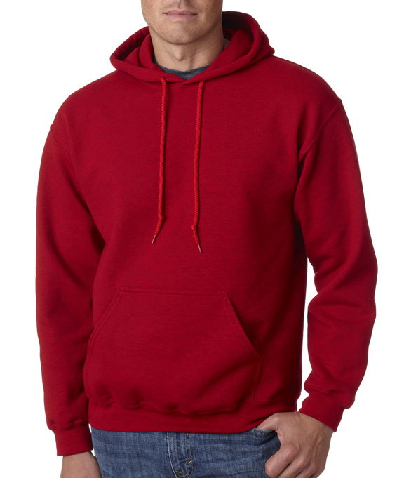 Gildan Heavy Blend Hooded Sweatshirt - Adult Unisex Pullover Hoodie, Black, 2XL - View #2